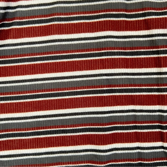 C&C California brown and gray striped dress size small S B48 - Picture 3 of 4